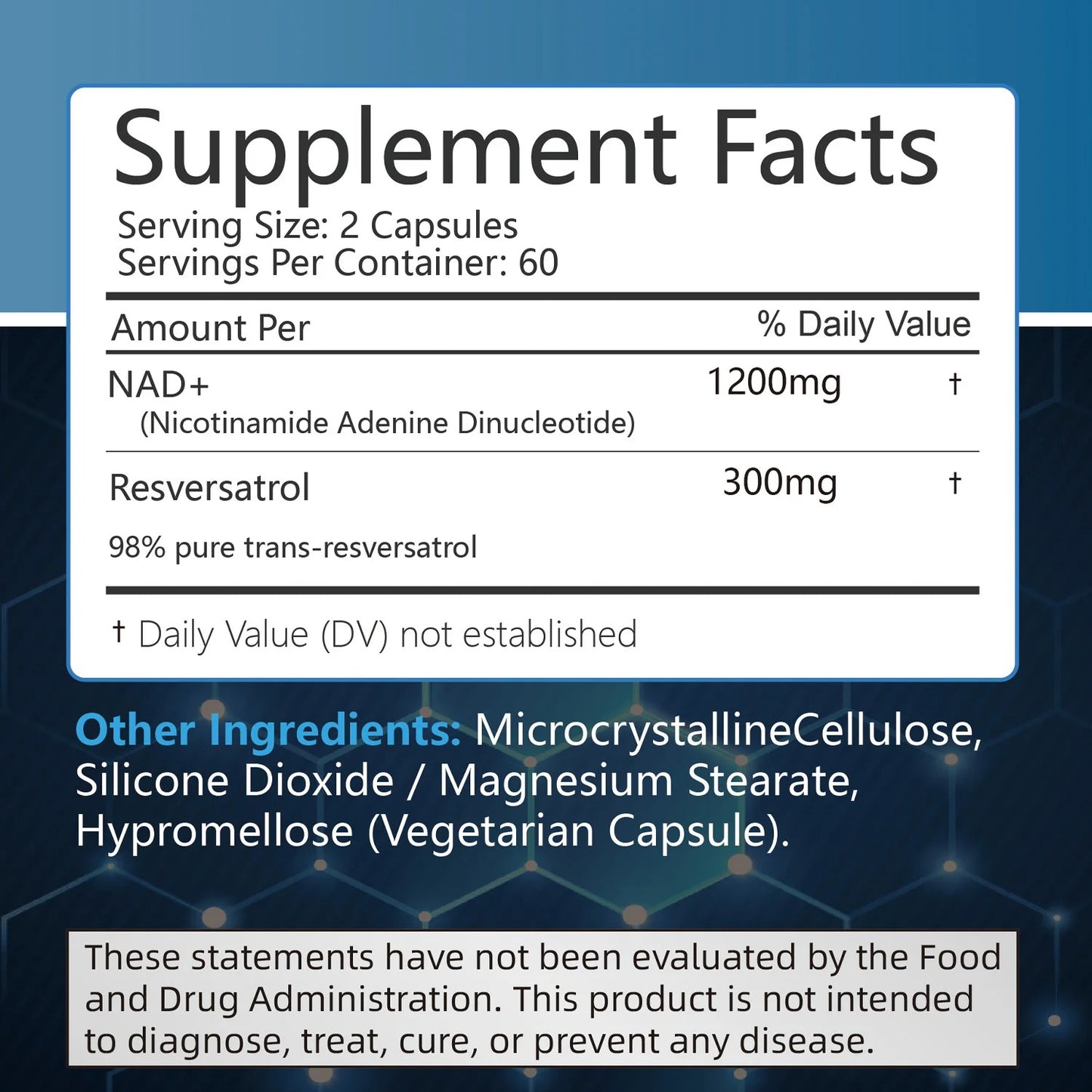 NAD+ 1500 Resveratrol
